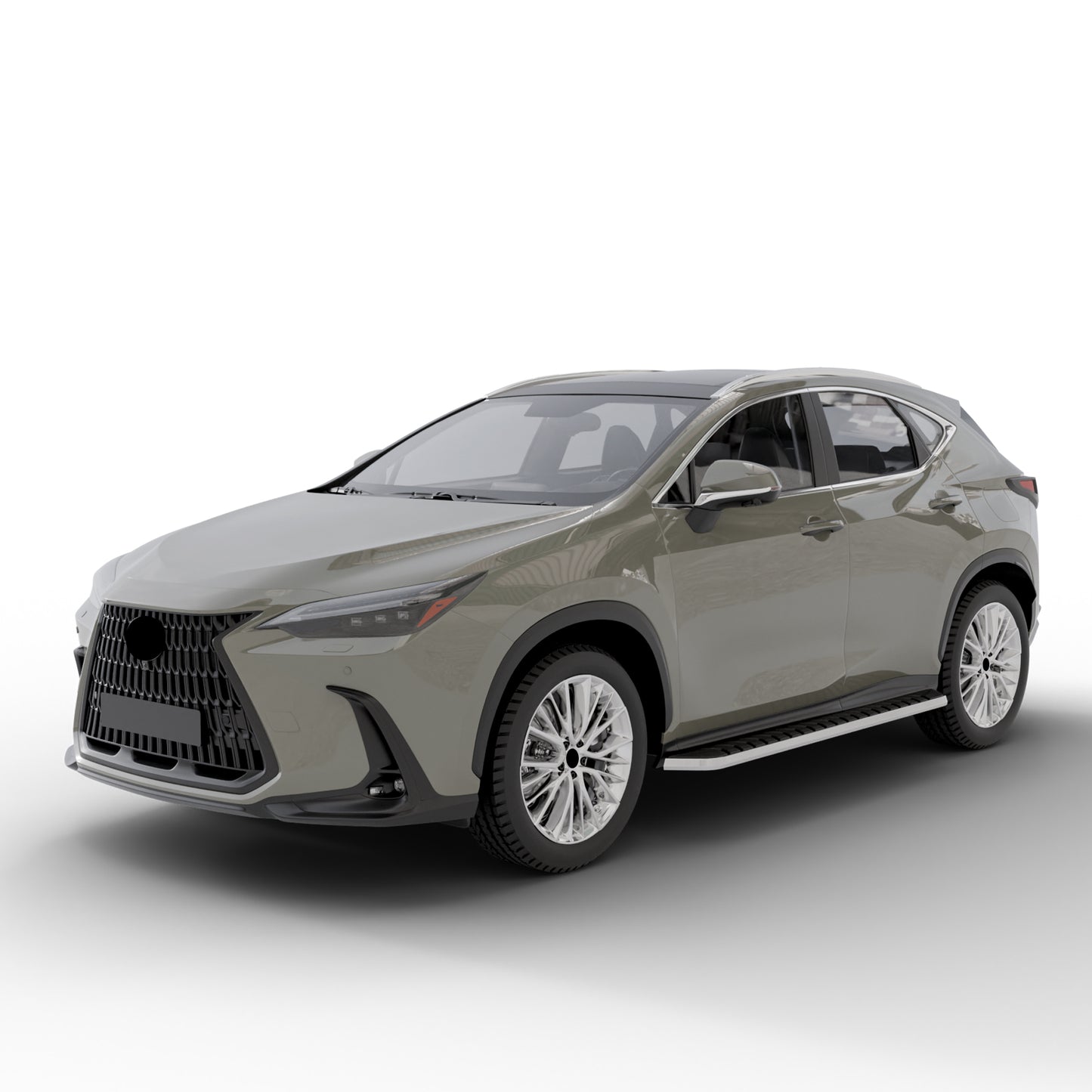 Vanguard Black Side Steps & Running Boards Running Boards Step Nerf Bar for 2022-2024 lexus nx250
