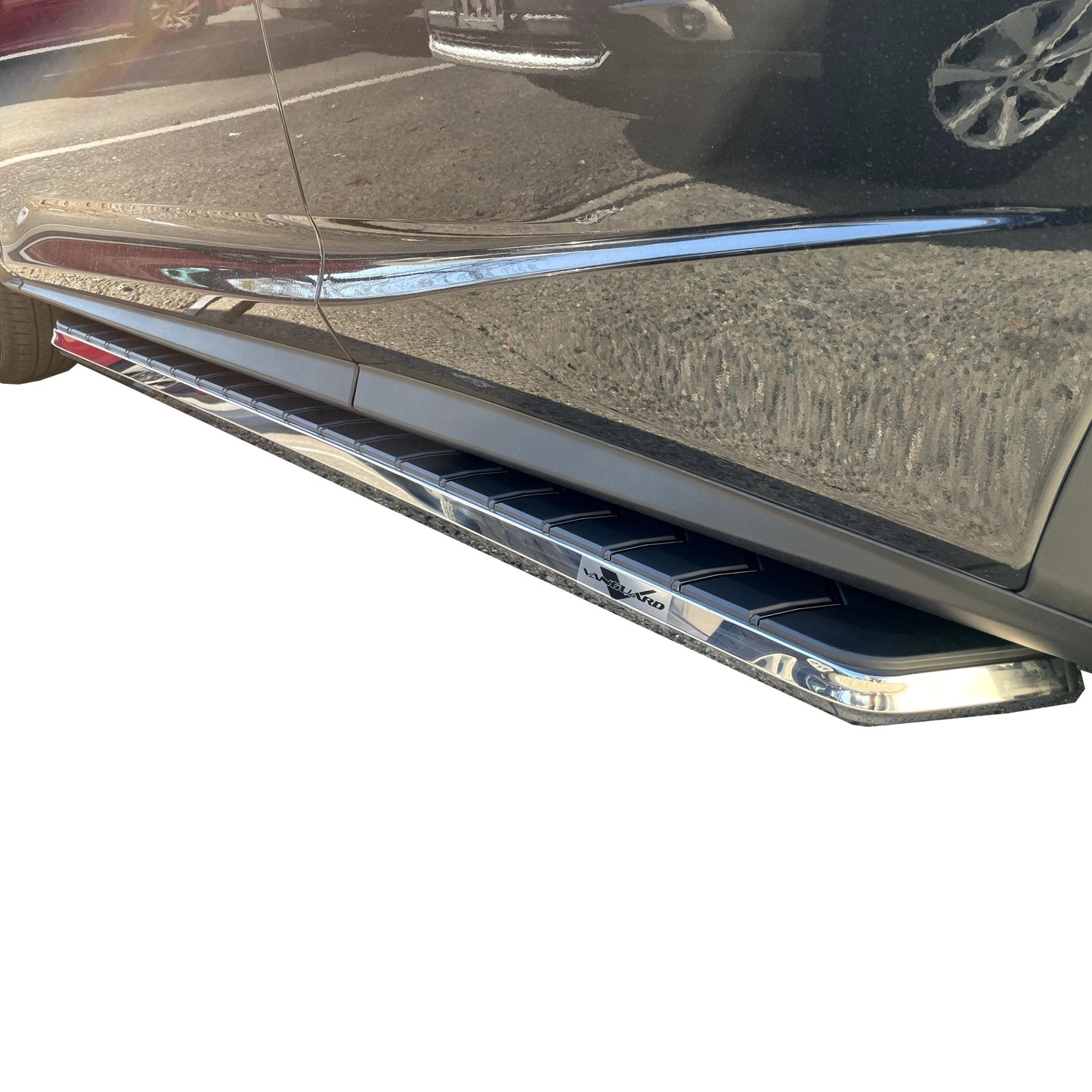 Vanguard Black Side Steps & Running Boards Running Boards Running Board for 2016-2022 lexus rx350