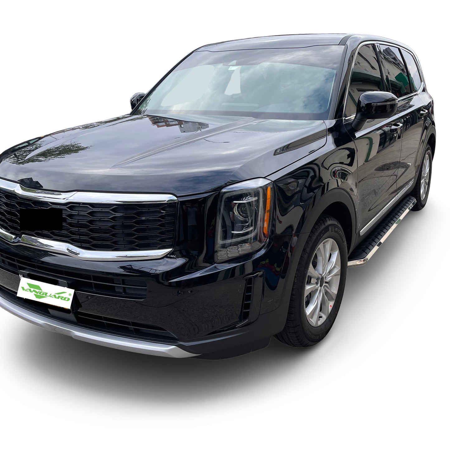Vanguard Black Side Steps & Running Boards Running Boards Running Board for 2020-2025 kia telluride