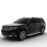 Vanguard Black Side Steps & Running Boards Running Boards Step Nerf Bar for 2021-2024 jeep grand cherokee l