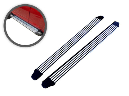 Vanguard Brushed Aluminum Side Steps & Running Boards Running Boards Running Board for 2009-2015 honda pilot nan