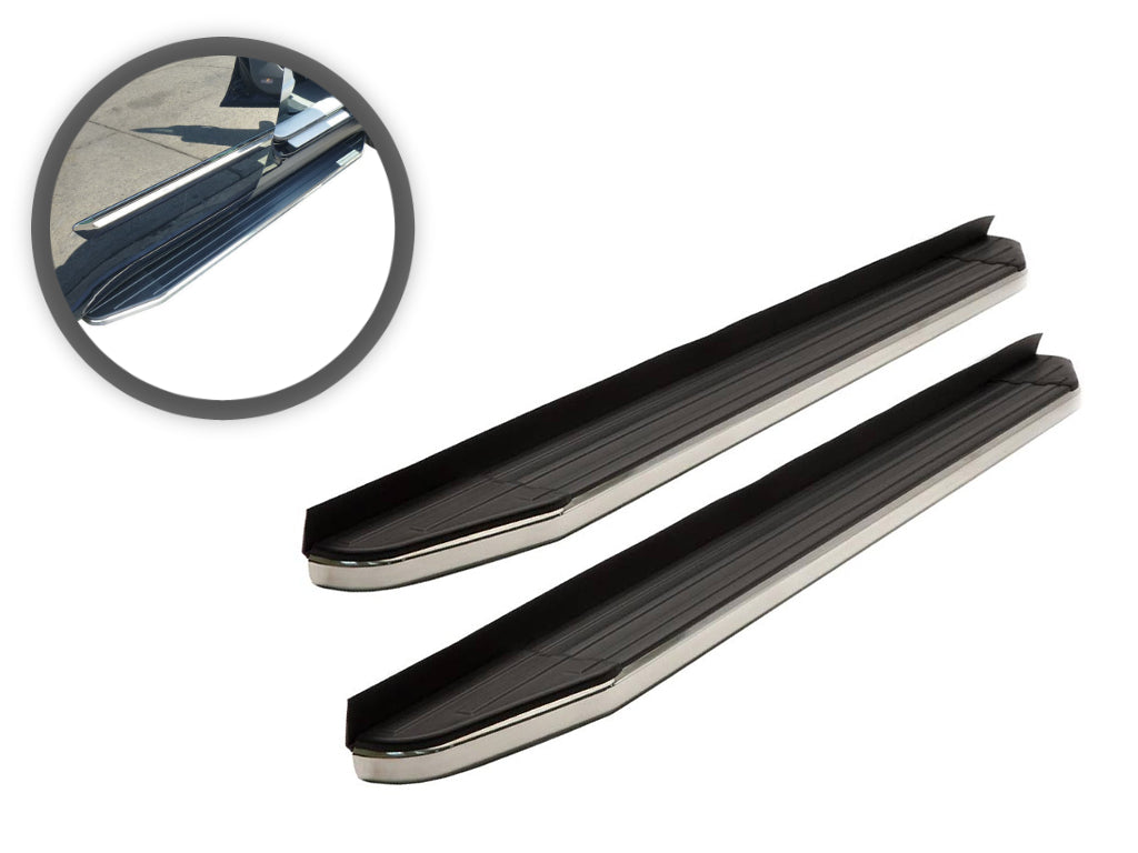 Vanguard Black Side Steps & Running Boards Running Boards Running Board for 2016-2022 honda pilot nan