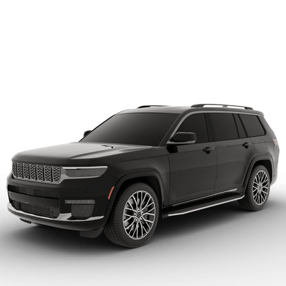 Vanguard Black Side Steps & Running Boards Running Boards Step Nerf Bar for 2021-2024 jeep grand cherokee l