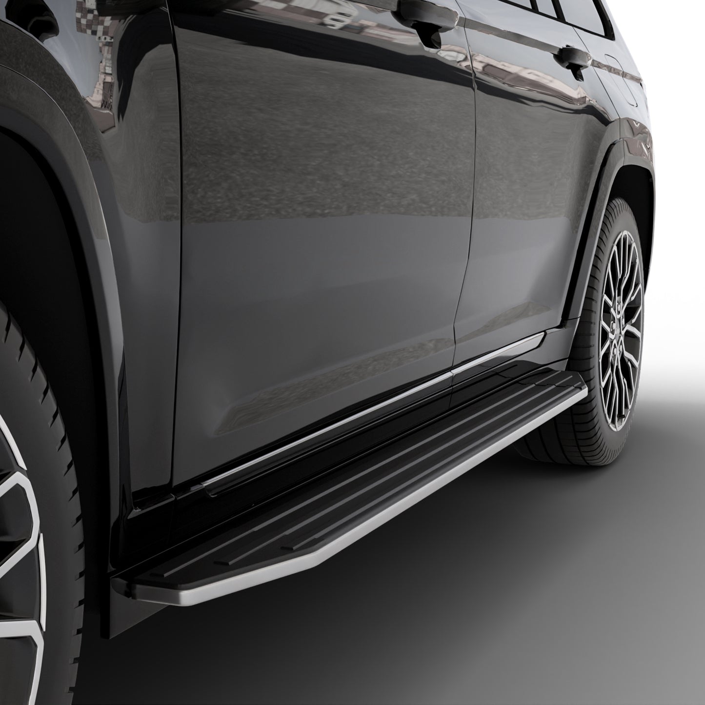 Vanguard Black Side Steps & Running Boards Running Boards Step Nerf Bar for 2022-2024 jeep grand cherokee