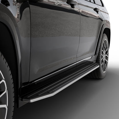 Vanguard Black Side Steps & Running Boards Running Boards Step Nerf Bar for 2022-2024 jeep grand cherokee