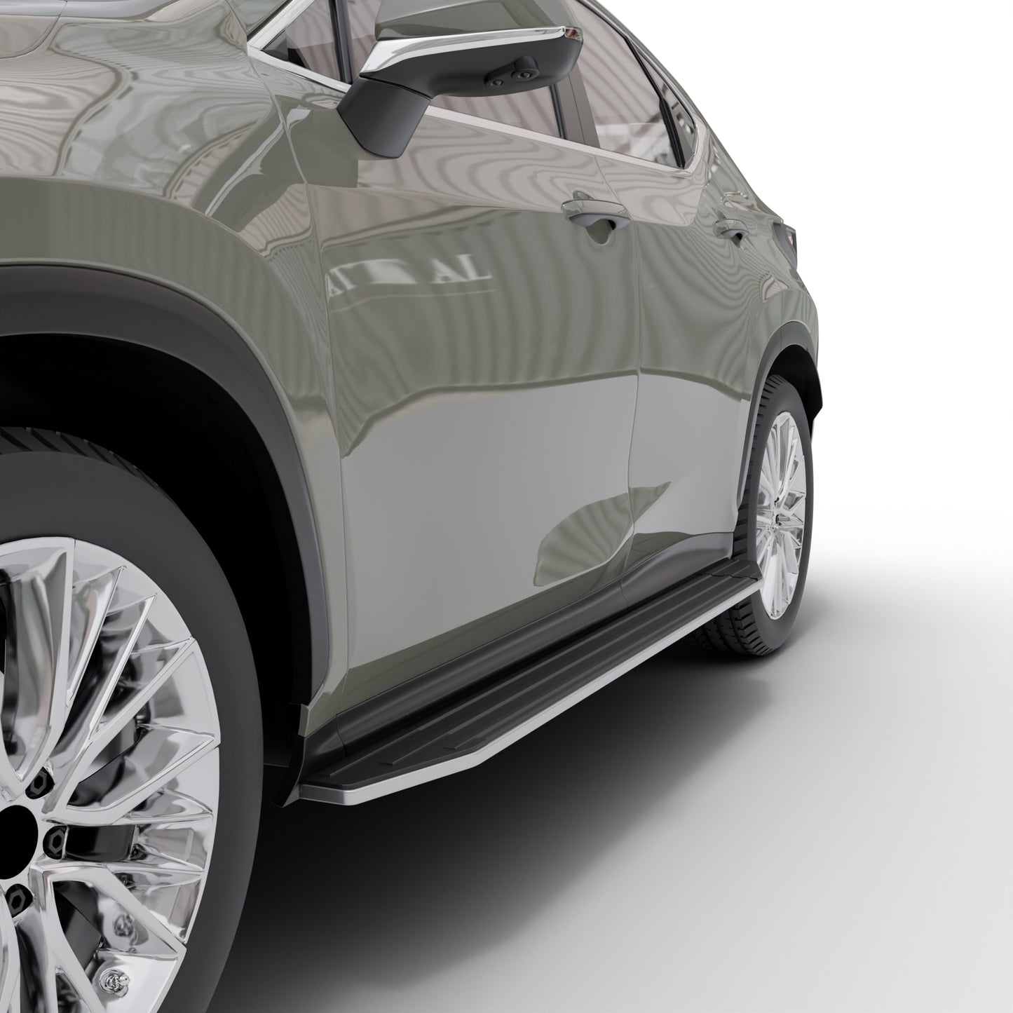 Vanguard Black Side Steps & Running Boards Running Boards Step Nerf Bar for 2022-2024 lexus nx250