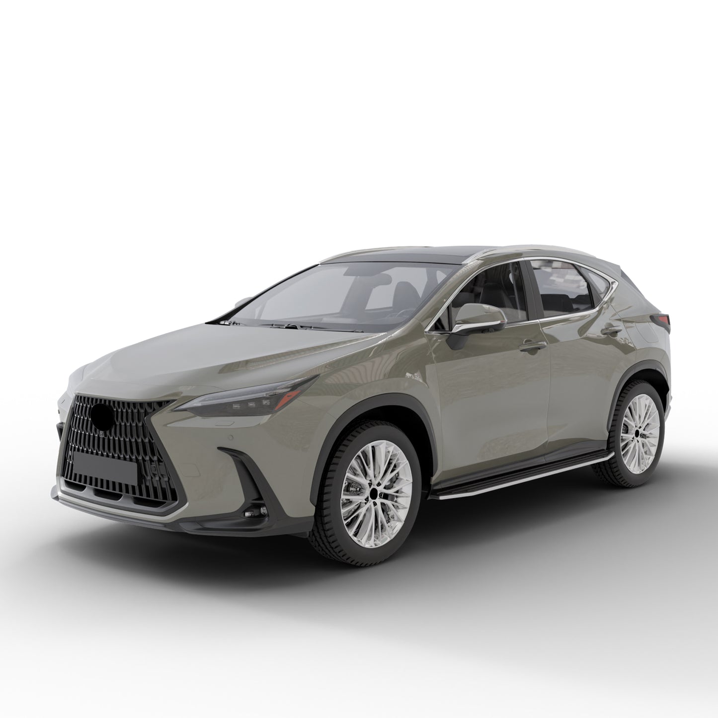 Vanguard Black Side Steps & Running Boards Running Boards Step Nerf Bar for 2022-2024 lexus nx250