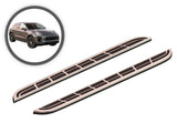 Vanguard Brushed Aluminum Side Steps & Running Boards Running Boards Running Board for 2015-2018 porsche macan nan
