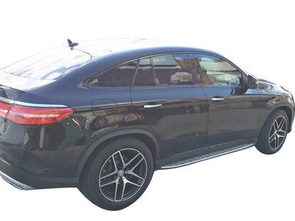 Vanguard Brushed Aluminum Side Steps & Running Boards Running Boards Running Board for 2016-2018 mercedes-benz gle550e nan