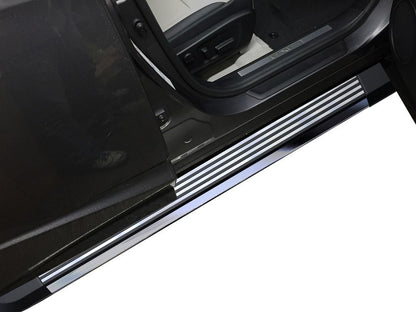 Vanguard Brushed Aluminum Side Steps & Running Boards Running Boards Running Board for 2016-2022 lexus rx350 nan