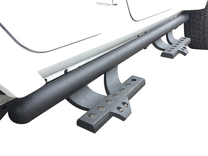 Vanguard Black Powdercoat Side Steps & Running Boards Side Steps Step Nerf Bar for 2007-2007 chevrolet silverado 1500 classic nan