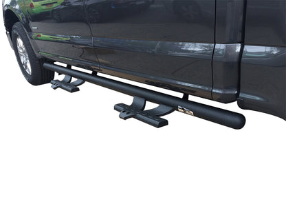 Vanguard Black Powdercoat Side Steps & Running Boards Side Steps Running Board for 2010-2024 toyota 4runner limited
