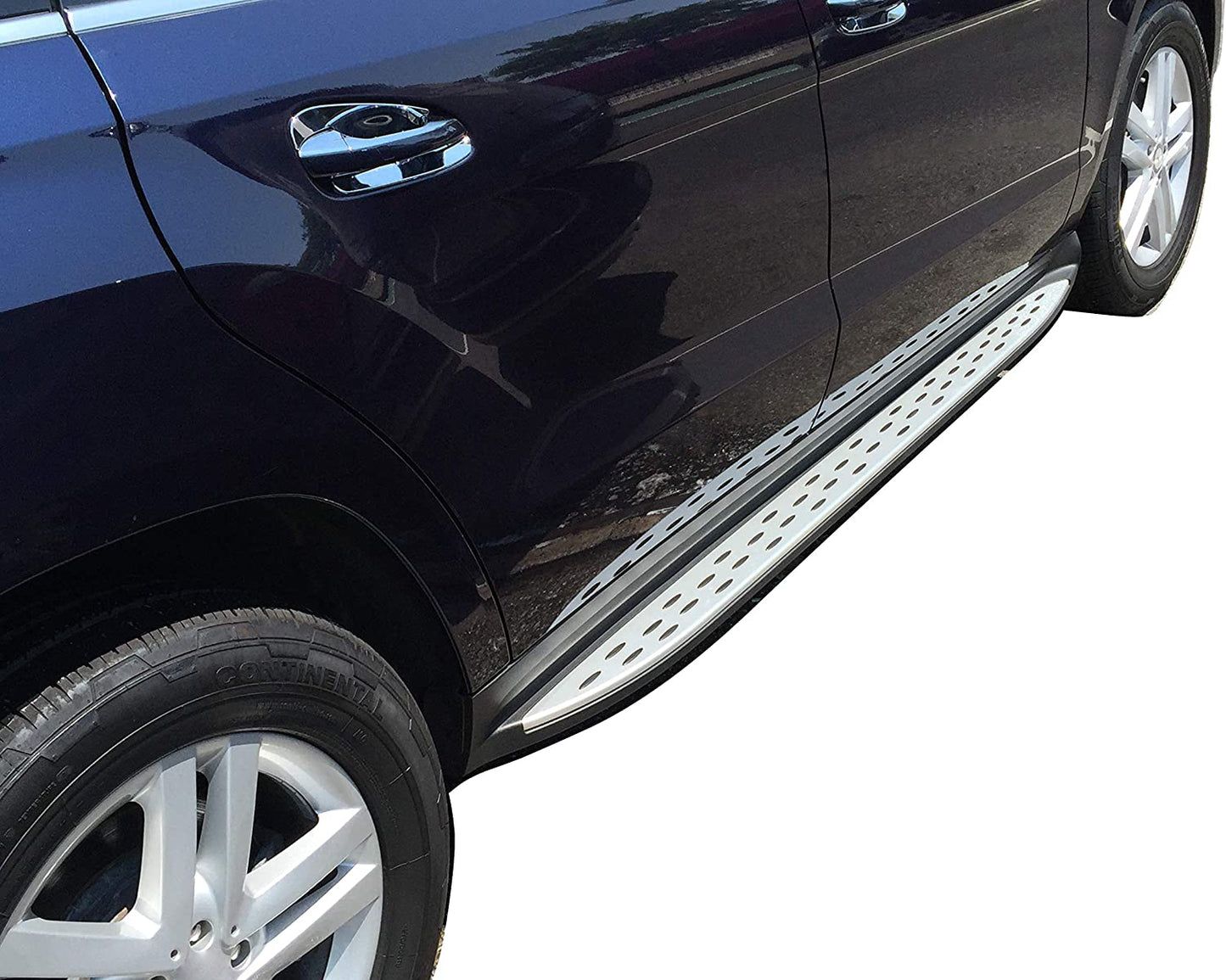 Vanguard Brushed Aluminum Side Steps & Running Boards Running Boards Running Board for 2016-2022 mercedes-benz glc300 nan