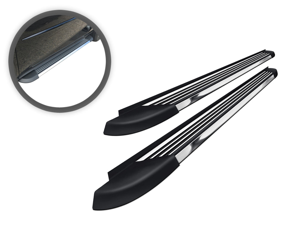 Vanguard Brushed Aluminum Side Steps & Running Boards Running Boards Running Board for 2017-2020 acura mdx nan