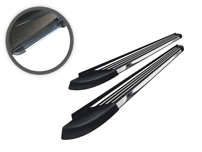 Vanguard Brushed Aluminum Side Steps & Running Boards Running Boards Step Nerf Bar for 2022-2024 acura mdx