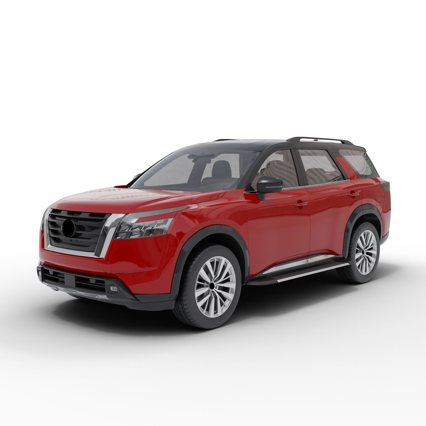 Vanguard Brushed Aluminum Side Steps & Running Boards Running Boards Step Nerf Bar for 2022-2024 infiniti qx60