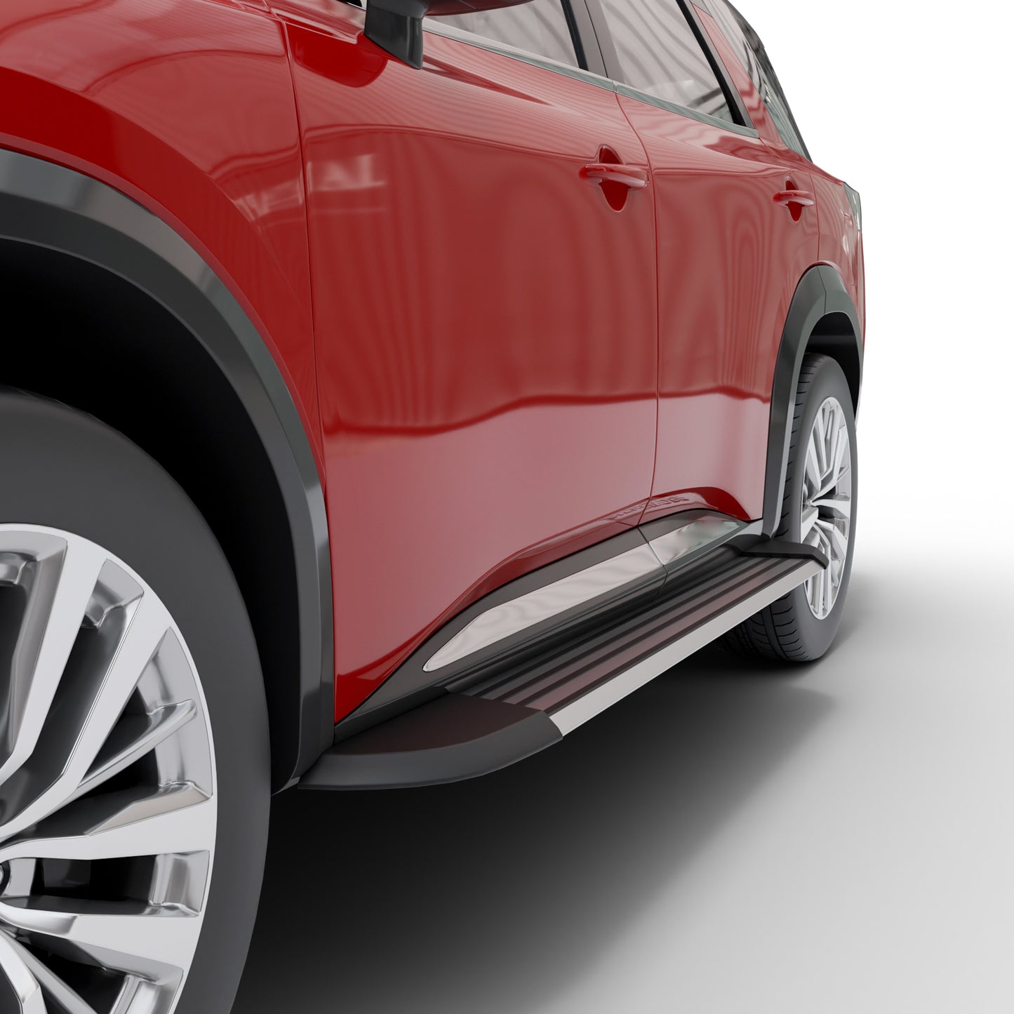 Vanguard Brushed Aluminum Side Steps & Running Boards Running Boards Step Nerf Bar for 2022-2024 nissan pathfinder