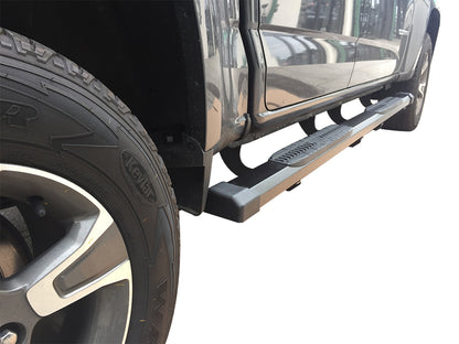 Vanguard Black Powdercoat Side Steps & Running Boards Running Boards Running Board for 2017-2024 toyota 4runner trd off-road