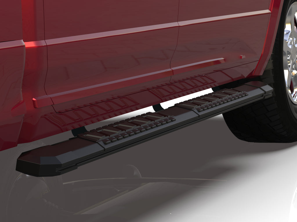 Vanguard Black Powdercoat Side Steps & Running Boards Running Boards Running Board for 2018-2025 jeep wrangler
