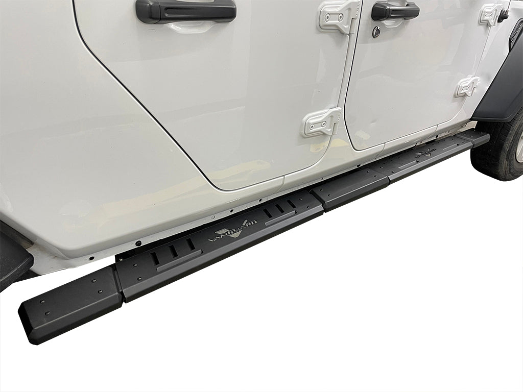Vanguard Black Powdercoat Side Steps & Running Boards Side Steps Running Board for 2022-2025 toyota tundra