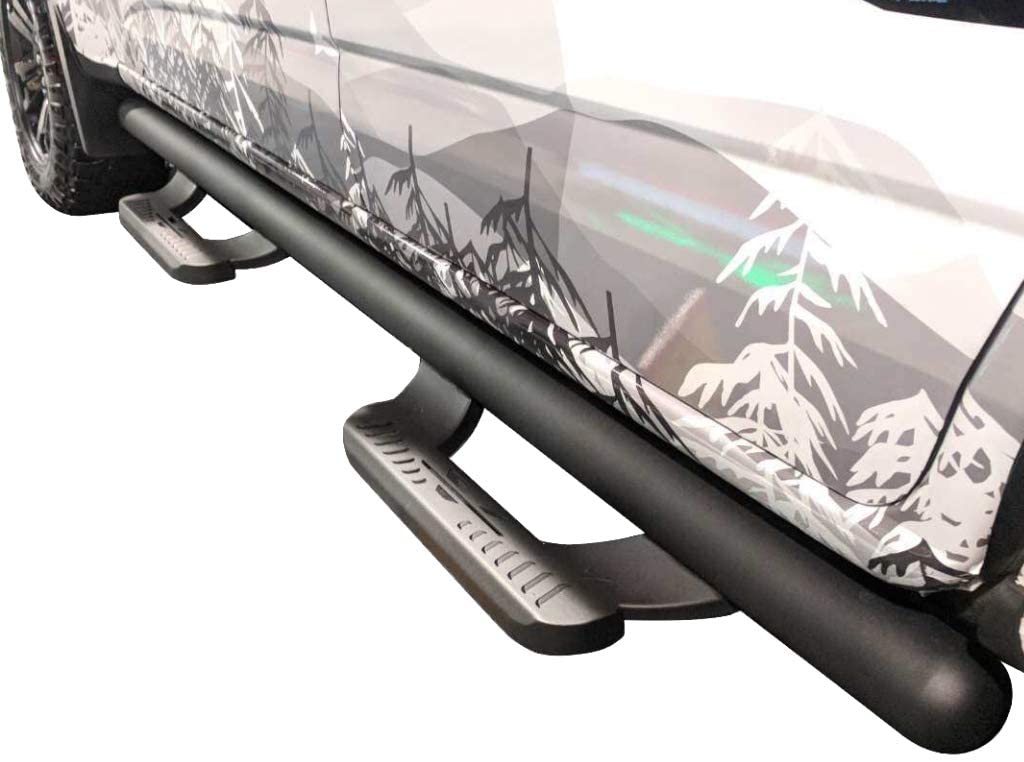 Vanguard Black Powdercoat Side Steps & Running Boards Side Steps Step Nerf Bar for 2009-2014 ford f-150