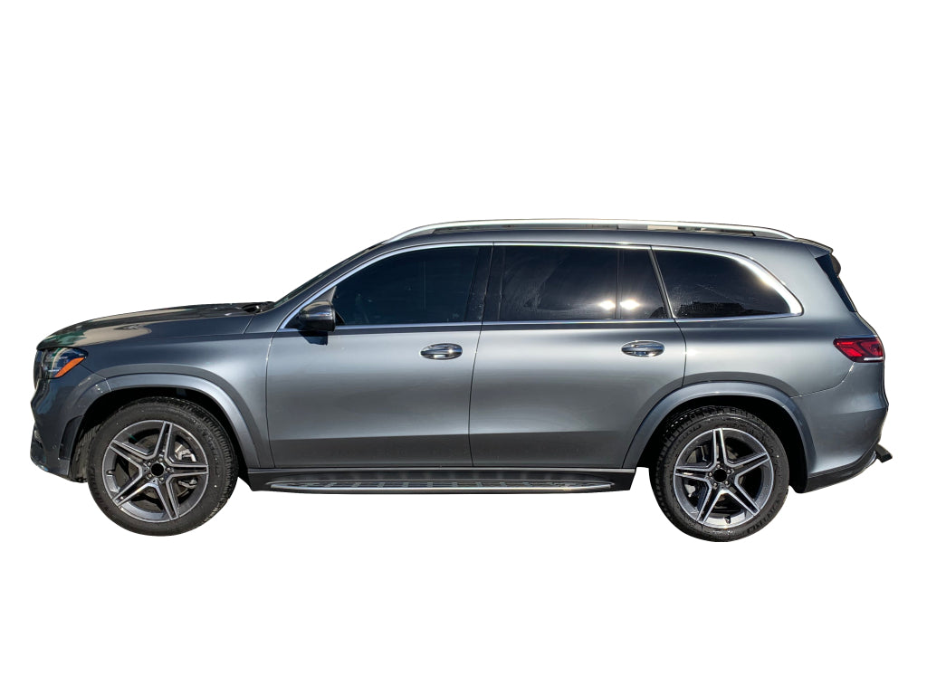 Vanguard Brushed Aluminum Side Steps & Running Boards Running Boards Running Board for 2021-2024 mercedes-benz gle63 amg s