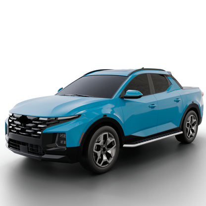 Vanguard Black Side Steps & Running Boards Running Boards Running Board for 2022-2024 hyundai santa cruz
