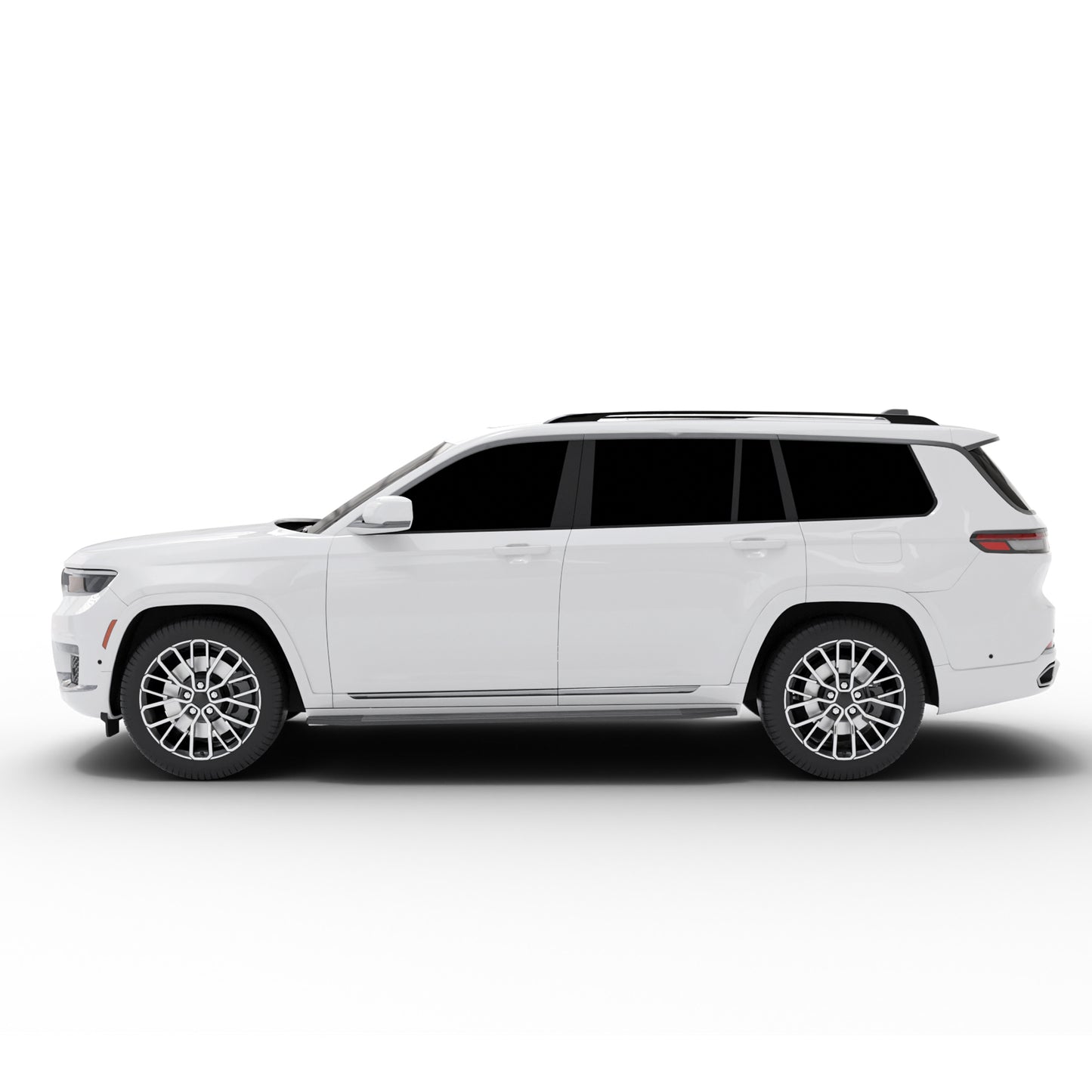 Vanguard Black Side Steps & Running Boards Running Boards Step Nerf Bar for 2022-2024 jeep grand cherokee