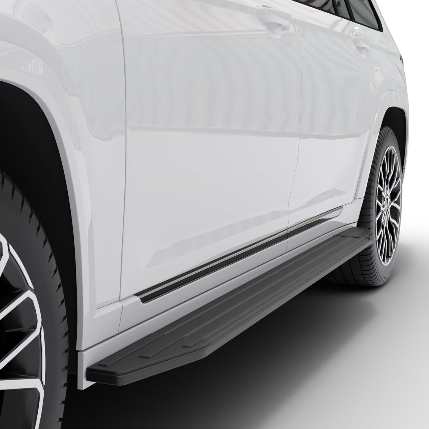 Vanguard Black Side Steps & Running Boards Running Boards Step Nerf Bar for 2021-2024 jeep grand cherokee l