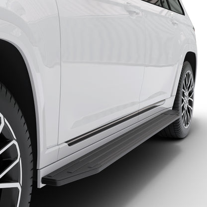 Vanguard Black Side Steps & Running Boards Running Boards Step Nerf Bar for 2021-2024 jeep grand cherokee l