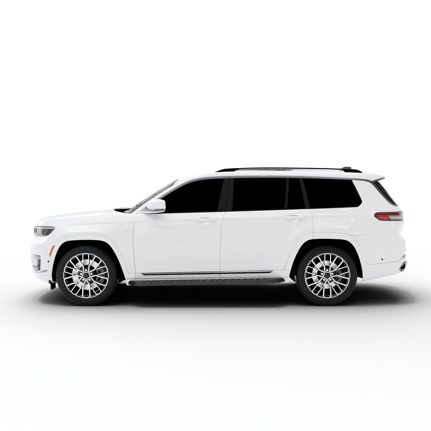 Vanguard Black Side Steps & Running Boards Running Boards Running Board for 2021-2024 jeep grand cherokee l