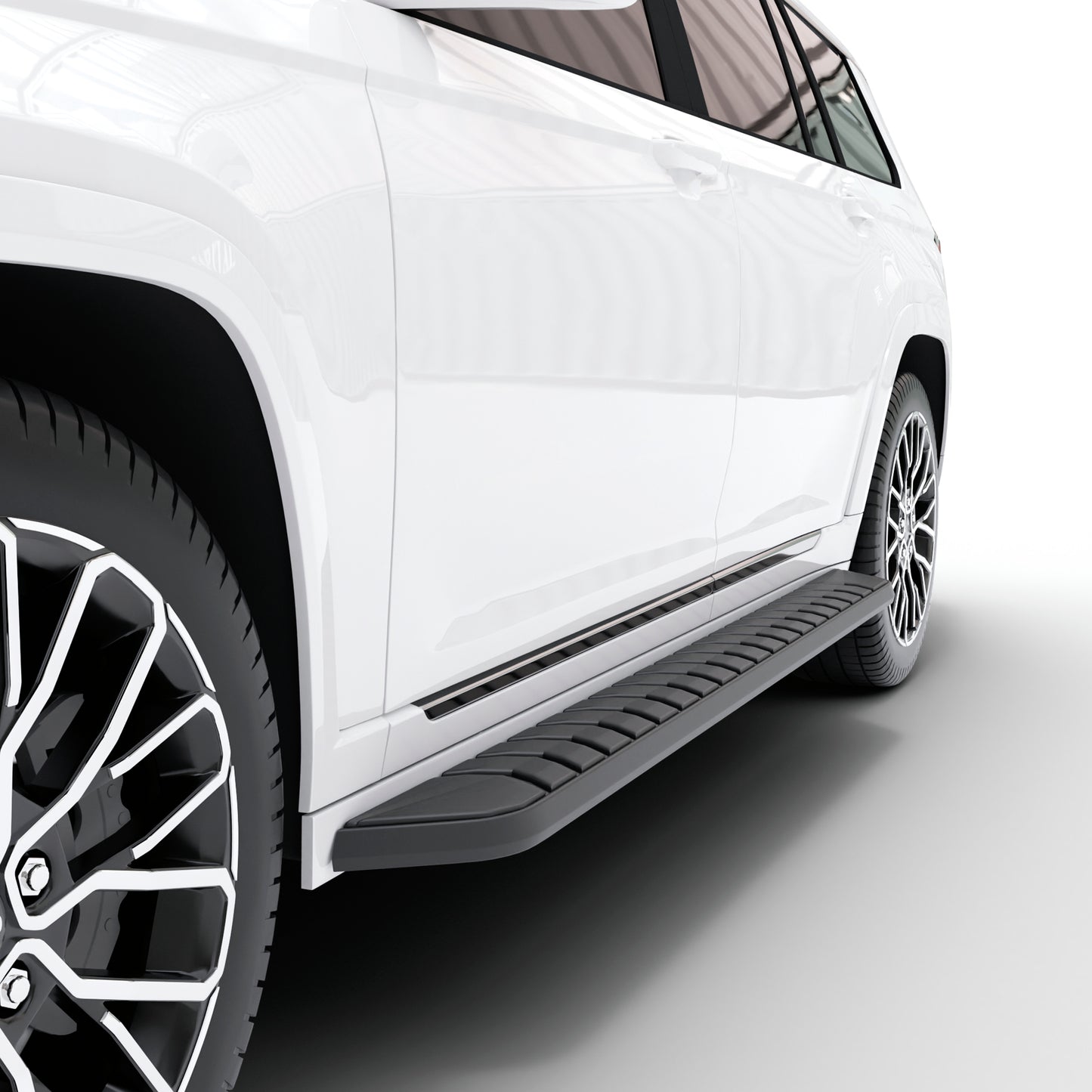 Vanguard Black Side Steps & Running Boards Running Boards Running Board for 2022-2024 jeep grand cherokee