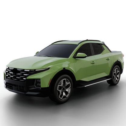 Vanguard Brushed Aluminum Side Steps & Running Boards Running Boards Running Board for 2022-2024 hyundai santa cruz