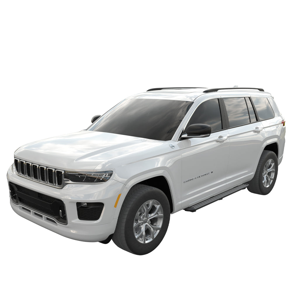 Vanguard Black Side Steps & Running Boards Running Boards Running Board for 2021-2024 jeep grand cherokee l