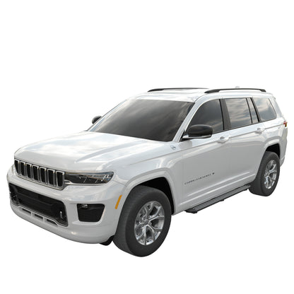 Vanguard Black Side Steps & Running Boards Running Boards Running Board for 2021-2024 jeep grand cherokee l