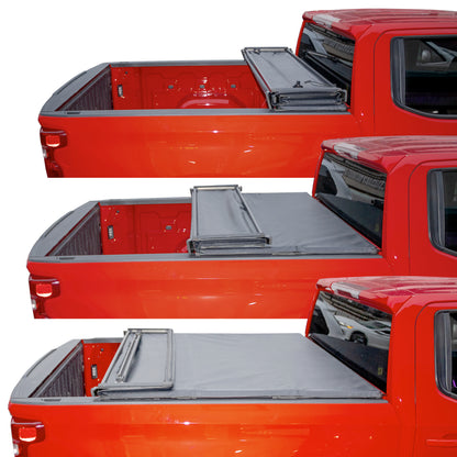 Vanguard Black Roll Bars & Truck Bed Accessories Tonneau Covers Tonneau Cover for 2019-2025 chevrolet silverado 1500