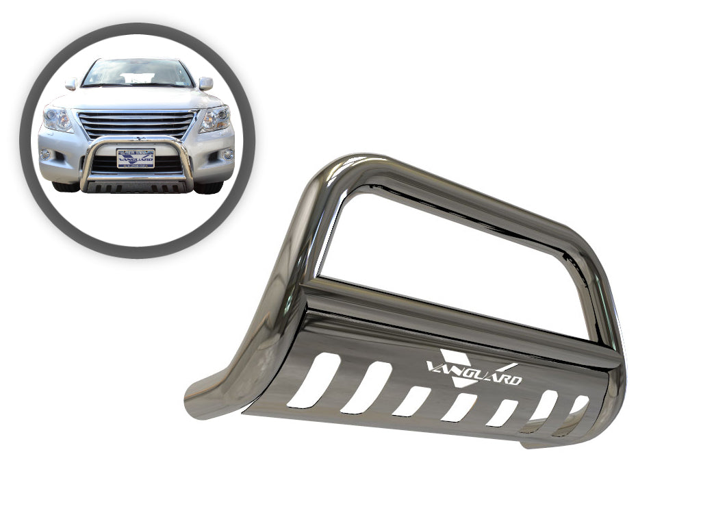 Vanguard Stainless Steel Front Guards Bull Bars Bumper Guard for 2008-2011 toyota land cruiser nan