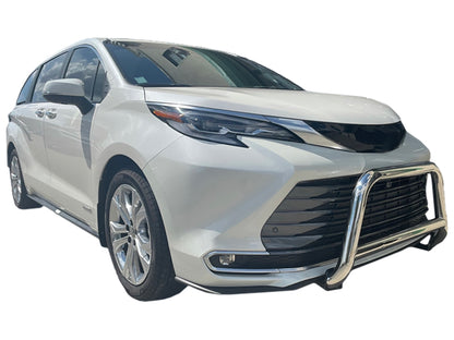 Vanguard Stainless Steel Front Guards Bull Bars Bumper Guard for 2021-2025 toyota sienna