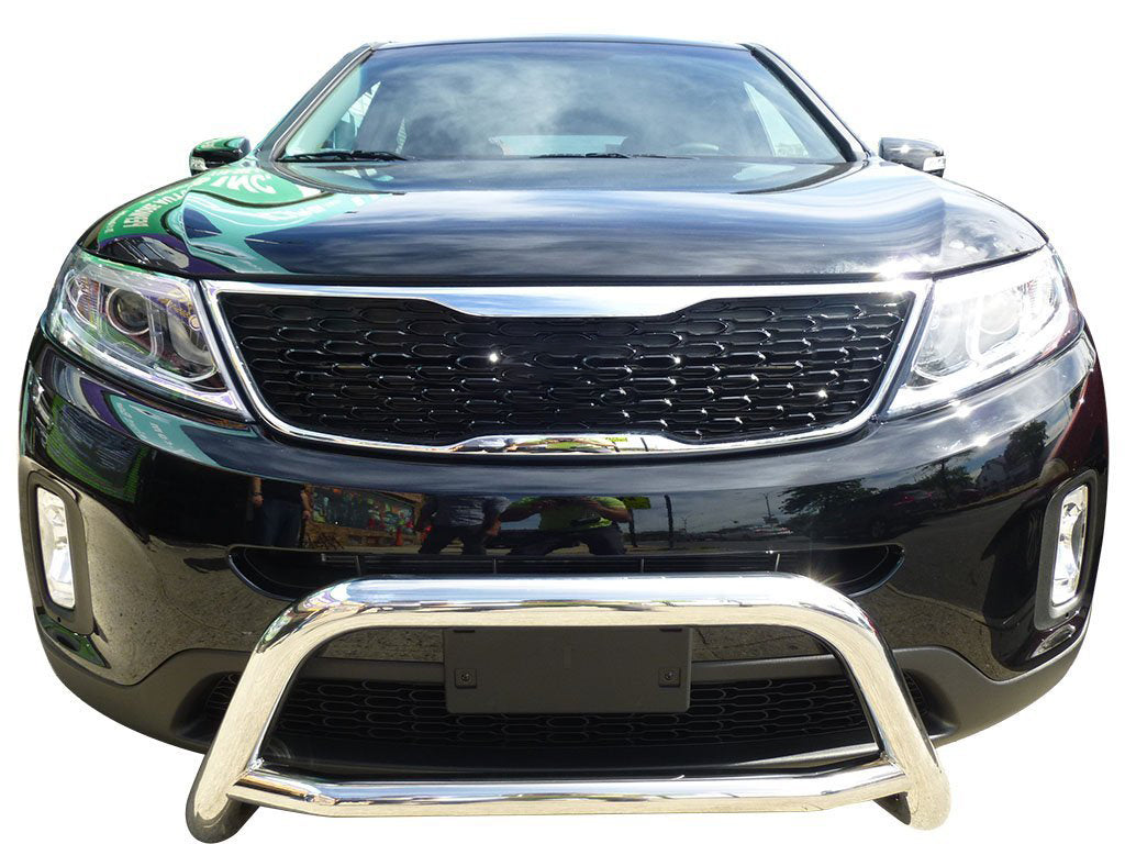 Vanguard Stainless Steel Front Guards Bull Bars Bumper Guard for 2013-2018 hyundai santa fe nan