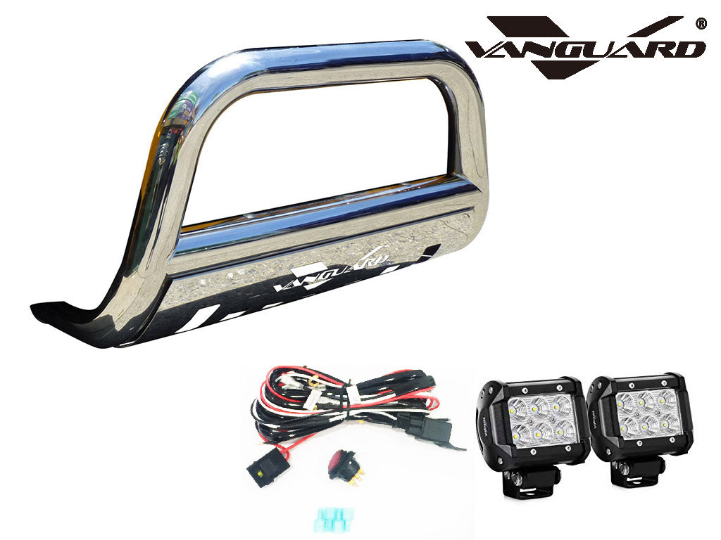 Vanguard Stainless Steel Front Guards Bull Bars Bumper Guard for 2004-2015 nissan titan nan