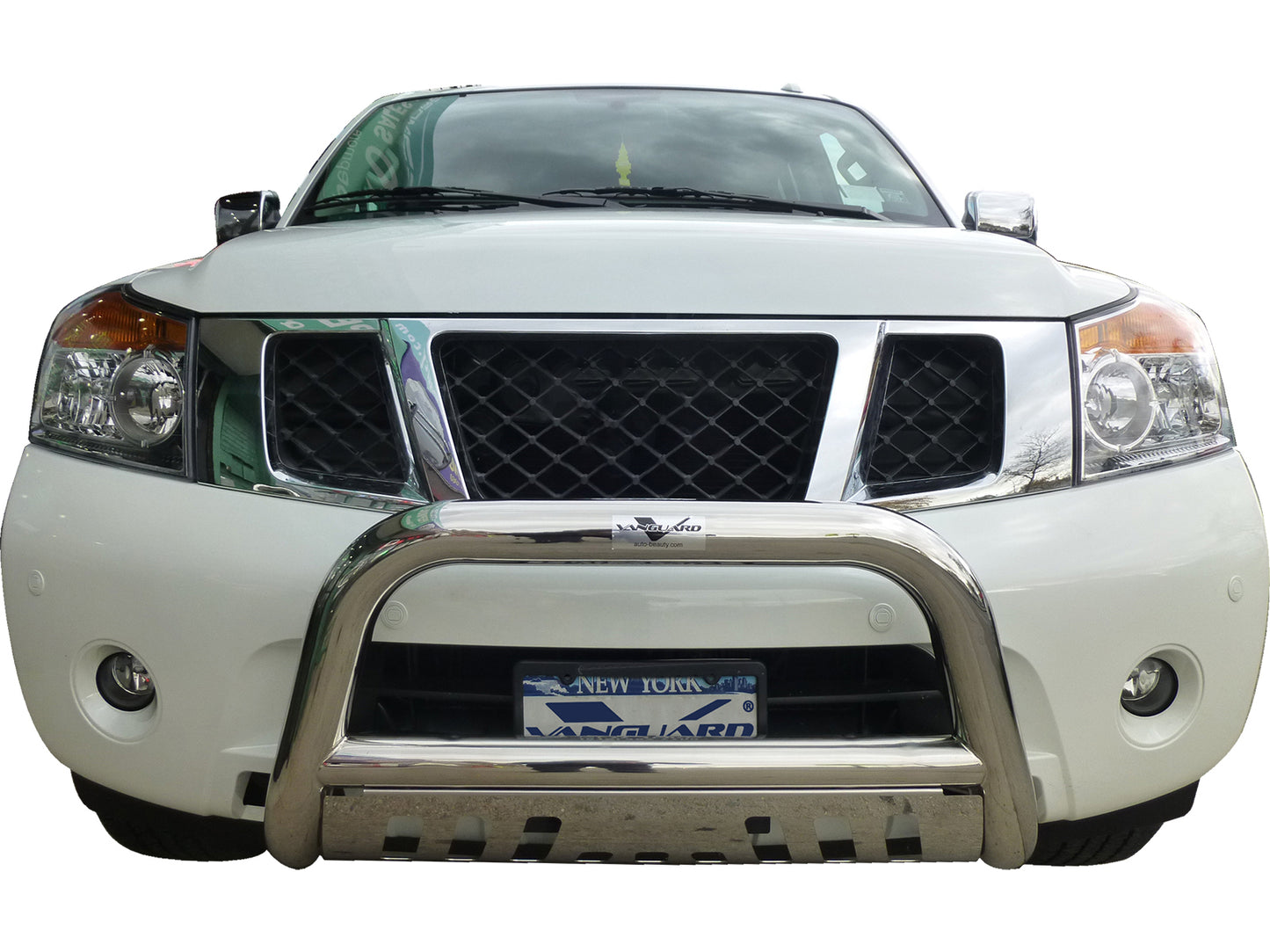 Vanguard Stainless Steel Front Guards Bull Bars Bumper Guard for 2005-2015 nissan armada nan