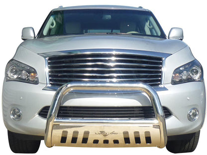 Vanguard Stainless Steel Front Guards Bull Bars Bumper Guard for 2014-2024 infiniti qx80 nan