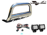 Vanguard Stainless Steel Front Guards Bull Bars Bumper Guard for 2013-2013 infiniti jx35 nan