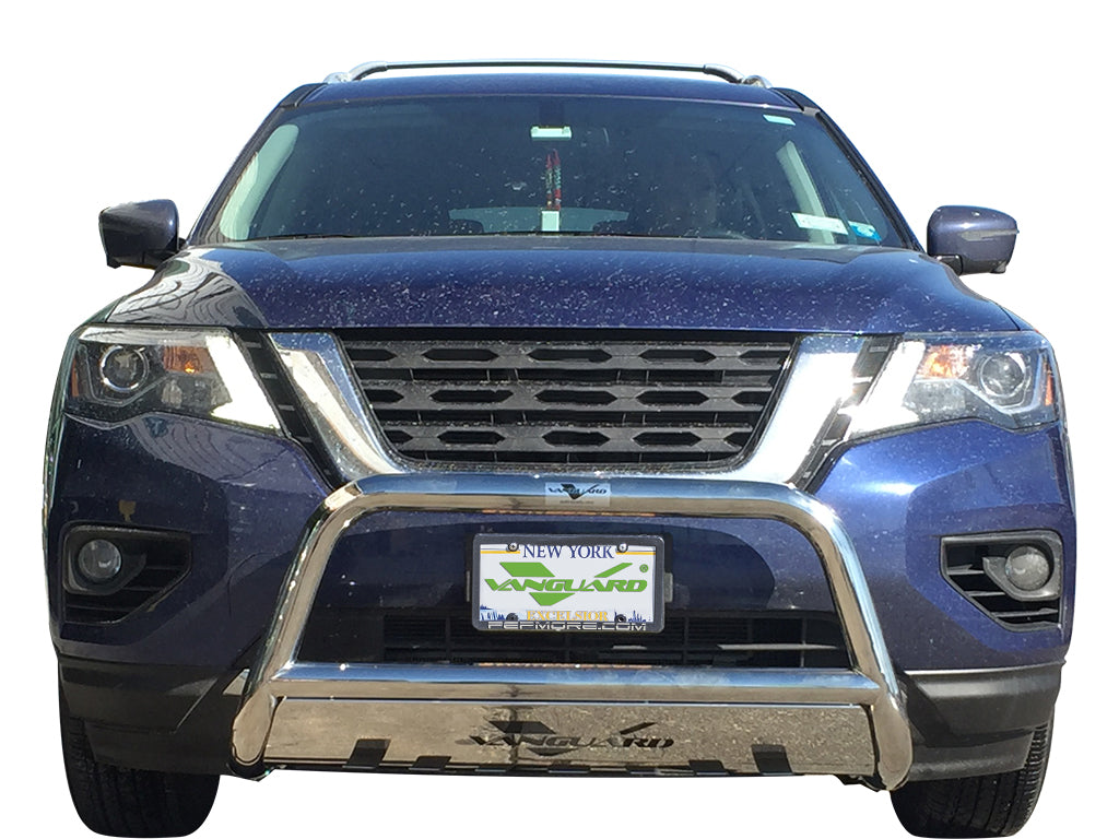 Vanguard Stainless Steel Front Guards Bull Bars Bumper Guard for 2013-2013 infiniti jx35 nan