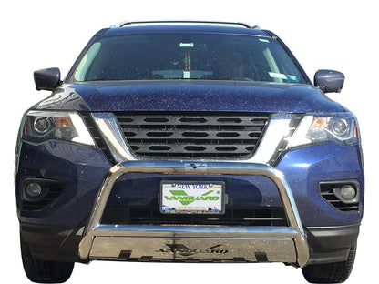 Vanguard Stainless Steel Front Guards Bull Bars Bumper Guard for 2013-2013 infiniti jx35 nan