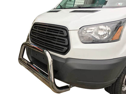 Vanguard Stainless Steel Front Guards Bull Bars Bumper Guard for 2015-2024 ford transit-350 hd nan