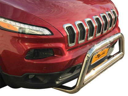 Vanguard Stainless Steel Front Guards Bull Bars Bumper Guard for 2017-2024 jeep compass