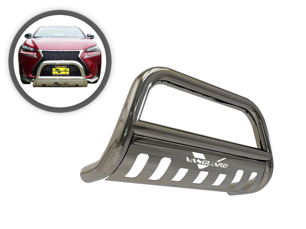 Vanguard Stainless Steel Front Guards Bull Bars Bumper Guard for 2015-2017 lexus nx200t f sport