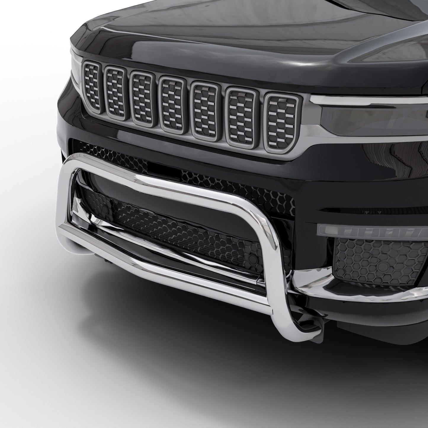 Vanguard Stainless Steel Front Guards Bull Bars Bumper Guard for 2022-2024 jeep grand cherokee