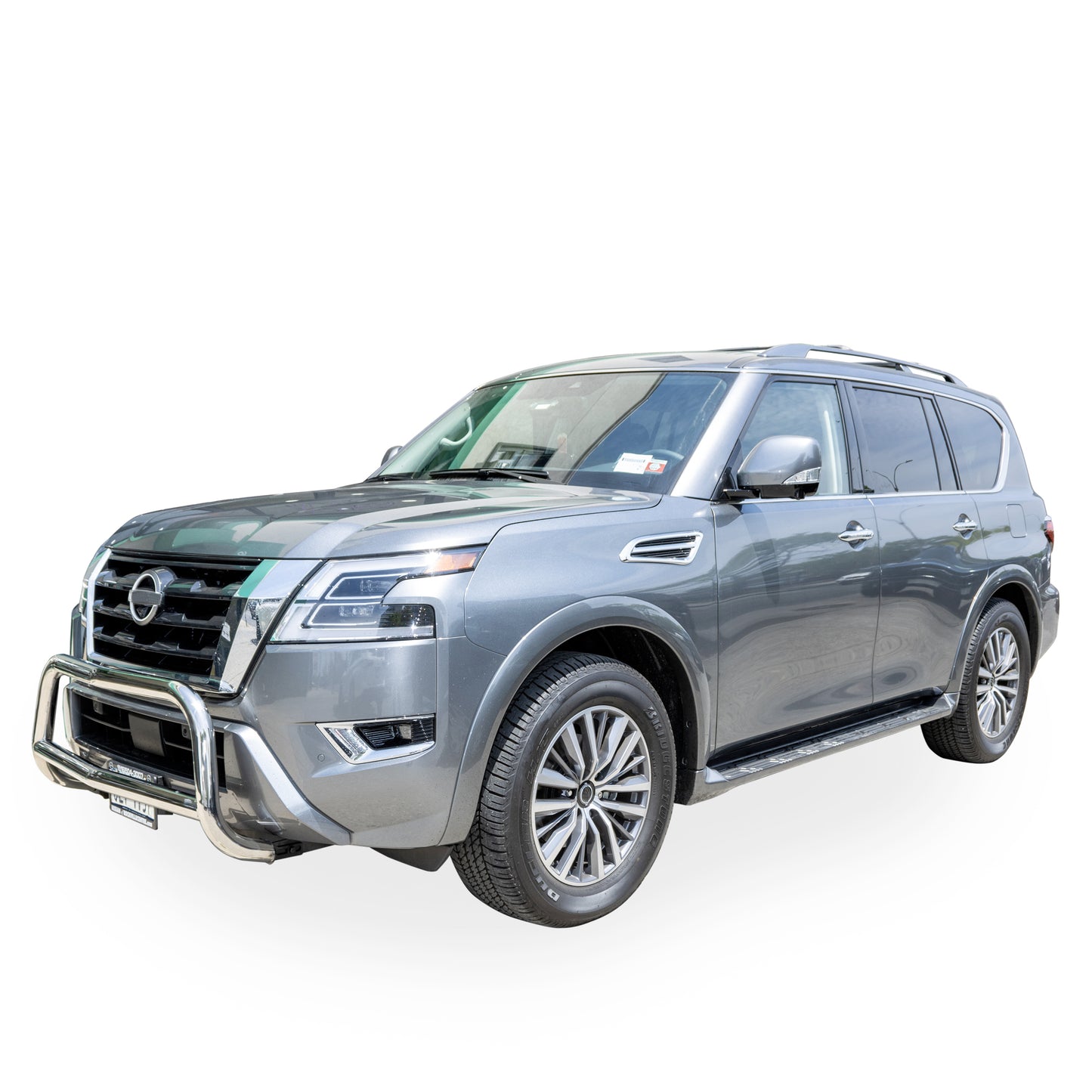 Vanguard Stainless Steel Front Guards Bull Bars Bumper Guard for 2017-2024 nissan armada